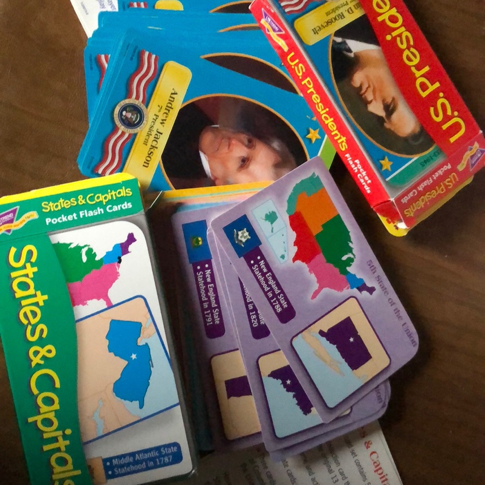 US Presidents and States & Capitals Flashcards